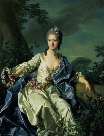 La Contessa de Beaurepaire, 1776 da Louis Michel van Loo